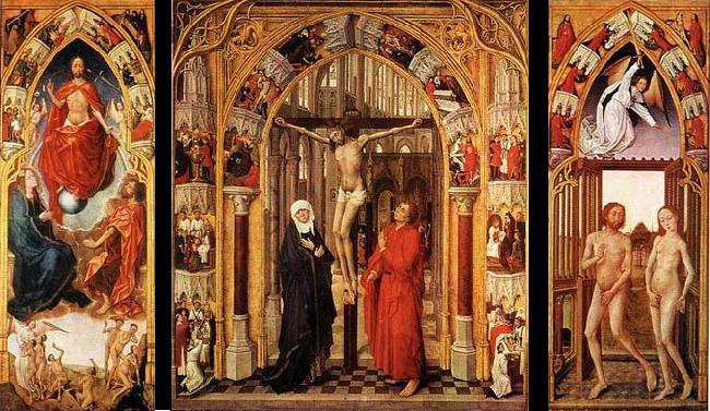 WEYDEN, Rogier van der Triptych of the Redemption